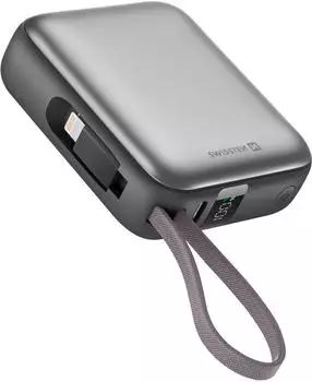 Swissten Powerbank USB-C/Lightning (10,000 mAh) Silver