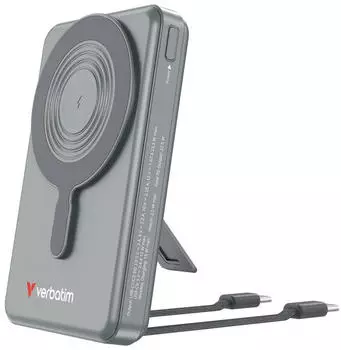 Verbatim ChargenGo Power Bank 2C & Display Grey