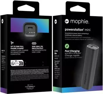 Mophie External Battery 5000mAh Black