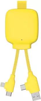 Xoopar Gamma Lite USB 4-in-1 (3,000 mAh) Yellow