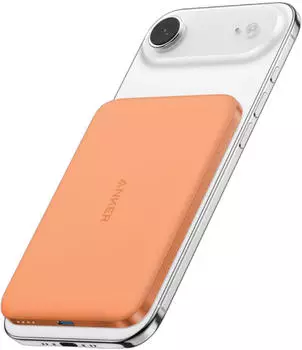Anker Nano Powerbank (5K, Magnetisch, Slim) Orange