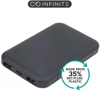 eSTUFF INFINITE Powerbank 5000mAh, 2x USB-A (ES641040)