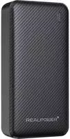 RealPower PB-20000 SSB Powerbank 20.000 mAh Feststoffbatterie schwarz