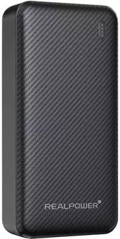 RealPower PB-20000 SSB Powerbank 20000mAh LiFePO4, schwarz (558789)
