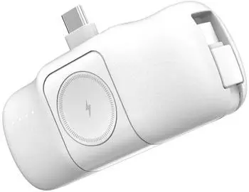 Wozinsky WF16-YCS Mini Powerbank 5000mAh 15W USB-C mit Apple Watch Ladeger&auml;t, wei&szlig; (WF16-YCS)