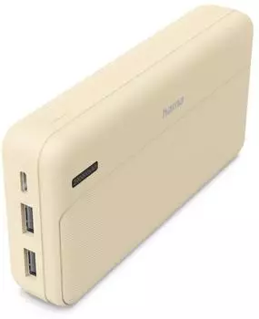 Hama Pocket 20 Powerbank 20000mAh USB Typ-C sand (00201775)