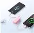Joyroom JR-PR2L Powerbank 10000mAh 35W mit einziehbarem USB-C- & Lightning-Kabel, pink (JR-PR2L)