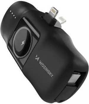 Wozinsky WF16-YLS Mini-Powerbank 5000mAh 15W Lightning, USB-C & Apple Watch Ladeger&auml;t (WF16-YLS)