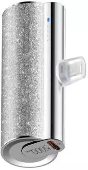 Veger PlugOn Powerbank 5000mAh 12W USB-C, glitter grau (W0573)