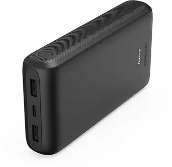 Hama Powerbank 20000mAh USB-C, 2x USB-A, anthrazit (00201777)