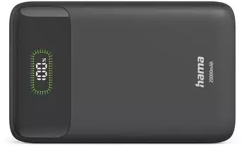 Hama PD20-W20 Power Pack 20000mAh 2x USB-C, USB-A Schnellladen anthrazit (00201780)