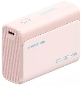 Cuktech CP13 Powerbank 10000mAh 30W USB-C + USB-A pink