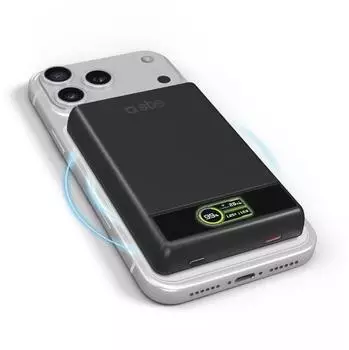SBS Mobile Powerbank 10000mAh MagSafe-kompatibel 20W PD mit Smart-Display (TEBB10000MAGTFT)