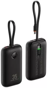 Veger W1188 Powerbank 10000mAh 35W mit integrierten Kabeln (QN-221)