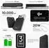 Vonmählen Evergreen Mag Powerbank magnetisch 10000mAh schwarz (EVM00013)