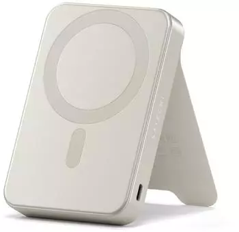 Satechi OntheGo Magnetic Qi2 Powerbank Stand 10000mAh sand (ST-B10Q2SW)