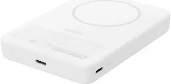 Belkin BoostCharge magnetische Power Bank mit St&auml;nder 10000mAh wei&szlig; (BPD016hqWH)