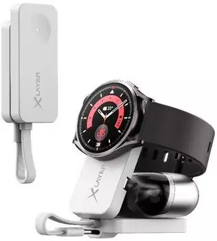 Xlayer 3-in-1 Power Stick Ladestation, wei&szlig; (220559)