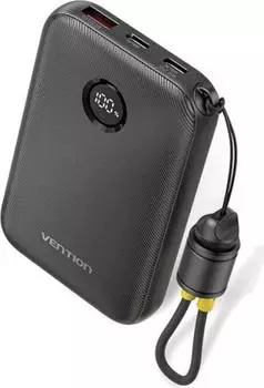 Vention Powerbank 10000mAh 22,5W USB-C/USB-A schwarz (FKAB0-C)