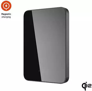 FIXED MagZen 5 Crystal Powerbank 5000mAh Qi2 schwarz (FIXZENMC-5-BK)