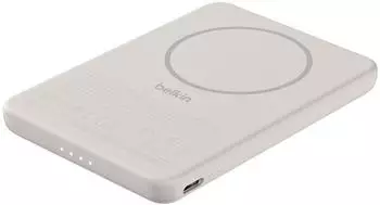 Belkin BoostCharge Magnetische Power Bank 5000mAh, beige (BPD020hqSA)