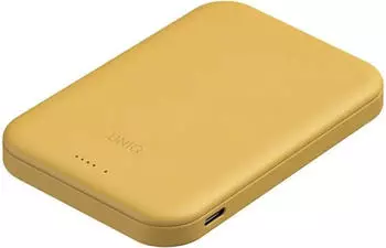 Uniq Lyden Lexa magnetische Powerbank 5000mAh PD USB-C MagSafe, gelb