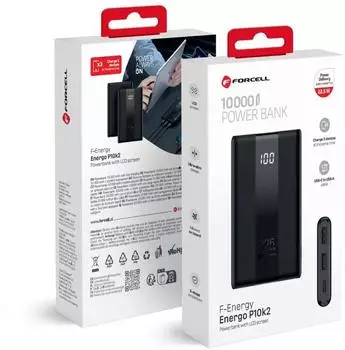 Forcell F-ENERGY P10K2 Powerbank 10000mAh 22,5W PD QC3.0 (P10K2)