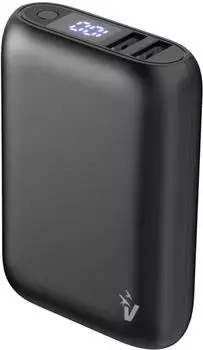 Vultech Power Bank VPB-WP10BK 10000mAh USB-A/Type-C LCD QuickCharge (VPB-WP10BK)