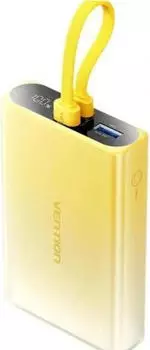 Vention Powerbank 10000mAh 22,5W gelb USB-C, Lightning, USB-A (FHZY0)
