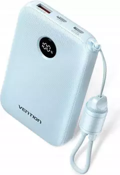 Vention Powerbank 10000mAh, 22,5W, blau, USB-A/USB-C (FKAL0-C)