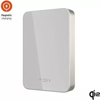 FIXED MagZen 10 Crystal UltraSlim 10000mAh Wireless Charging, weiß (FIXZENMC-10-TI)