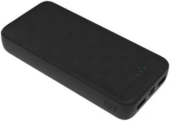 Platinet Powerbank Set 20000mAh mit PD Ladeger&auml;t 20W, schwarz (PMPB20SETB)