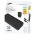 Platinet Powerbank Set 20000mAh mit PD Ladegerät 20W, schwarz (PMPB20SETB)