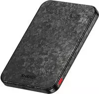 SHARGE CarbonMag 5K Powerbank, 15W Qi, 20W USB-C - 5.000mAh, schwarz
