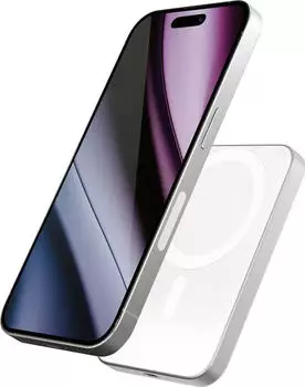 Epico Kabelloser Magnetic Power Bank 5000mAh MagSafe, Aluminium, silber (9915112100056)