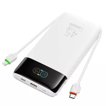 Veger Powerbank W2085S 20000mAh weiß (W2085S WHITE)