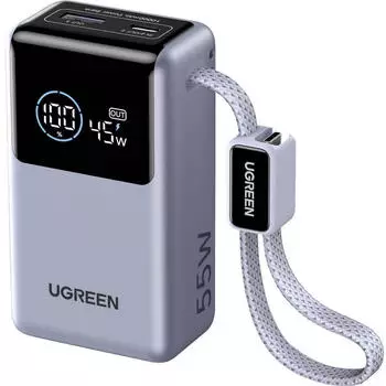 Ugreen Powerbank 10000mAh USB PD 3.0 Li-Ion silber (PB727)