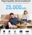 Cuktech 20 Powerbank 25000mAh silber