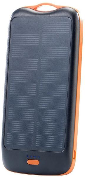 Revolt Solar-Powerbank PB-100.s mit 10.000 mAh, Ladestand-Anz., 2x USB
