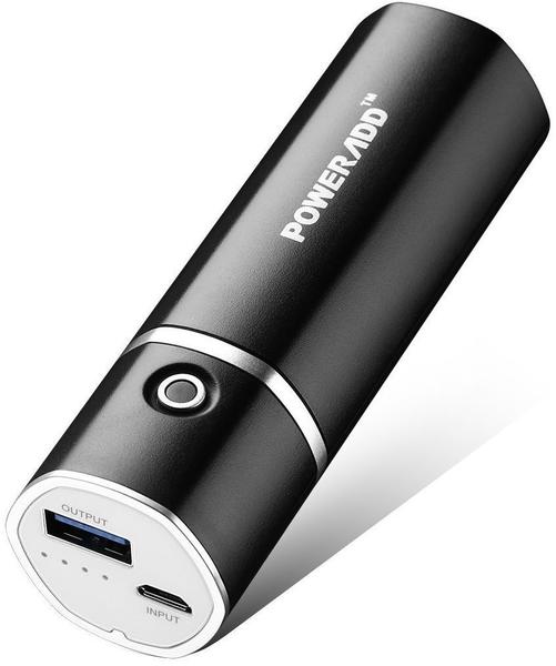 Poweradd Slim 2 Externer Batteriensatz 5000mAh schwarz