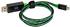 Realpower Floating micro USB Cable green