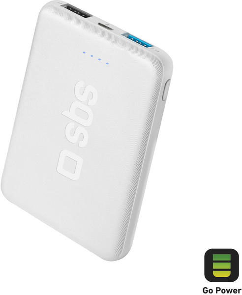 SBS Mobile Pocket Powerbank 5000 White
