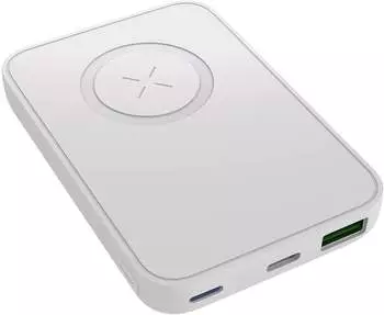 LL Trader Power Bank Magnetic Wireless wei&szlig;