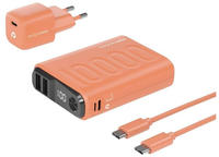 RealPower 390660, RealPower PB-10000 Power Pack Powerbank 10000 mAh Li-Ion USB, USB-C