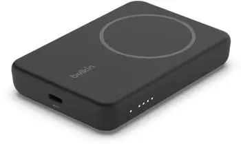 Belkin BoostCharge Magnetische kabellose Powerbank 5K mit Ständer Schwarz