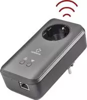 Renkforce PL600D WiFi Powerline WLAN Einzel Adapter RF-3385556 500MBit/s
