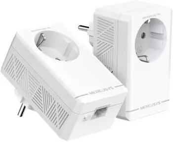 MERCUSYS MP500P KIT Powerline-Adapter-Set AV1000 Gigabit mit Durchgangssteckdose (MP500P KIT)