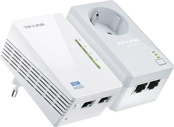 TP-Link WiFi N Powerline AV500 Extender Passthrough Adapter Starter Kit (TL-WPA4226KIT)