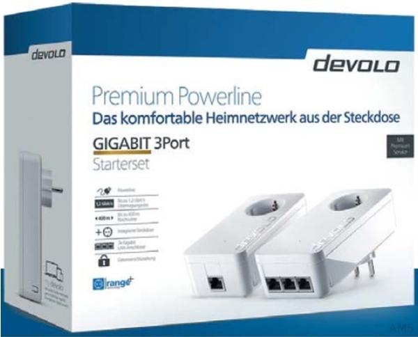devolo Premium Powerline Gigabit 3Port Set