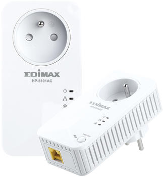 Edimax PowerLine Adapter with Power Socket (2-Pack)